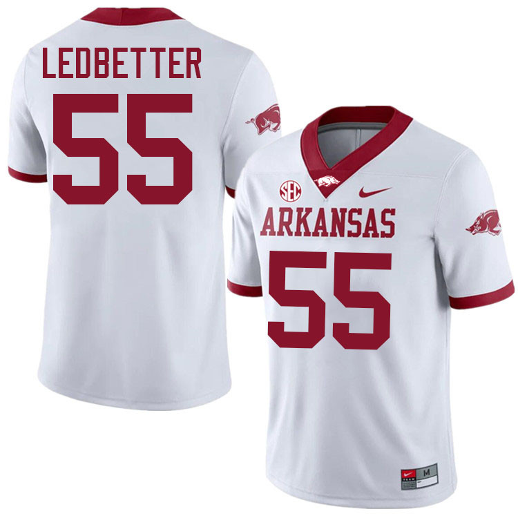 Jeremiah Ledbetter Arkansas Jersey,Arkansas Razorbacks #55 Jeremiah Ledbetter Jersey Youth-White